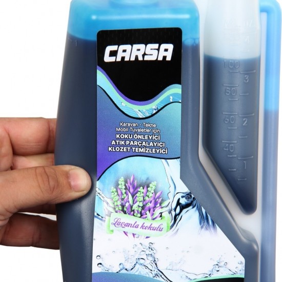 Carsa Karavan Tuvalet Kimyasalı Atık Parçalayıcı ve Koku Giderici 1LT