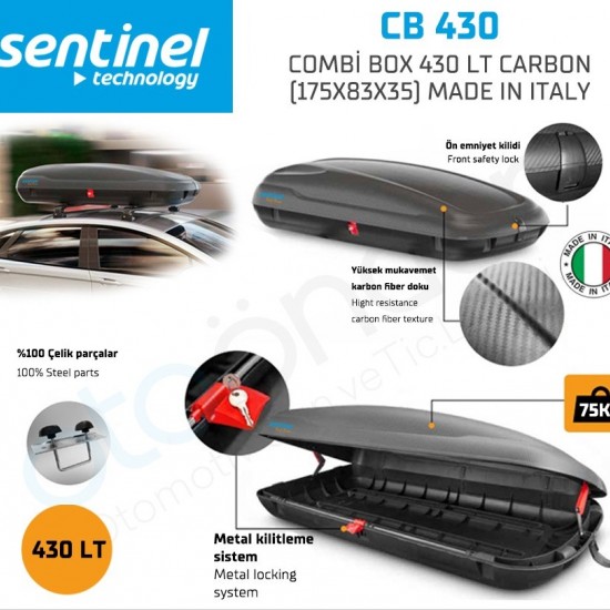 430 LT PORT BAĞAJ CARBON (136X82X38) 430 LT PORT BAĞAJ CARBON (136X82X38)